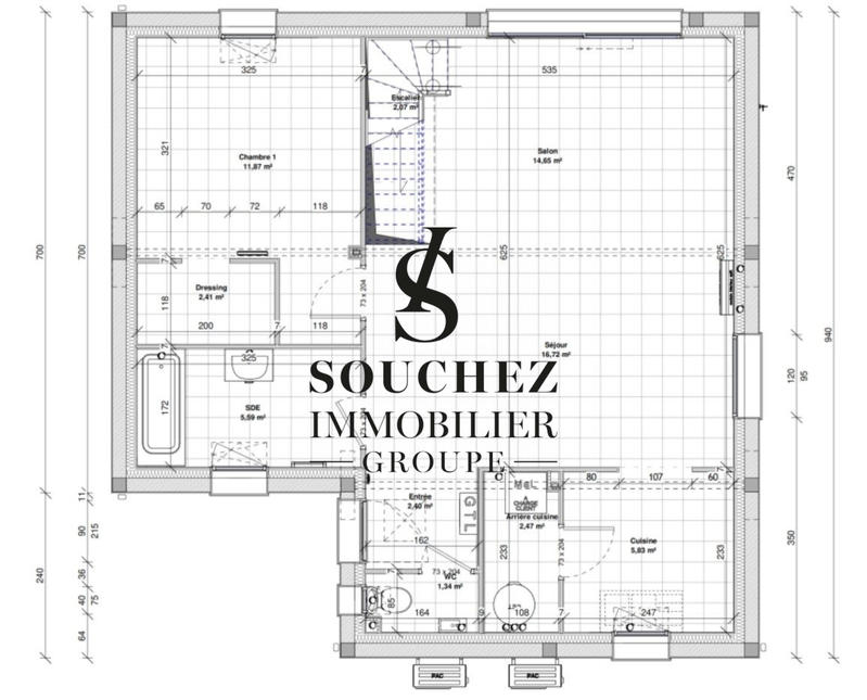 Maison - 85 m² - 6 pièces