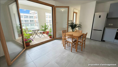 Appartement - 45 m² - 2 pièces