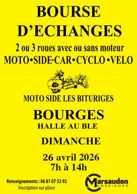 Bourse d'Échanges Moto-side car