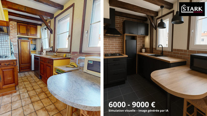 Appartement - 60 m² - 3 pièces