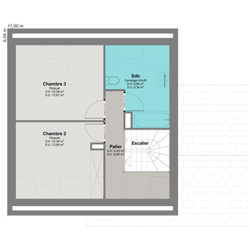 Maison - 82 m² - 5 pièces