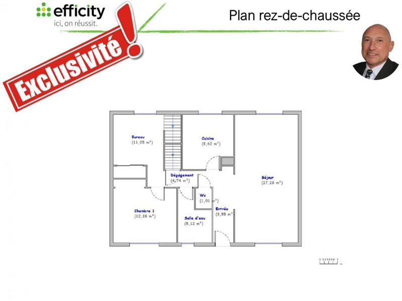 Maison - 100 m² - 5 pièces