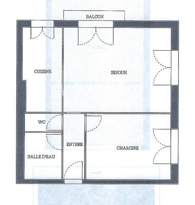 Appartement - 37 m² - 2 pièces