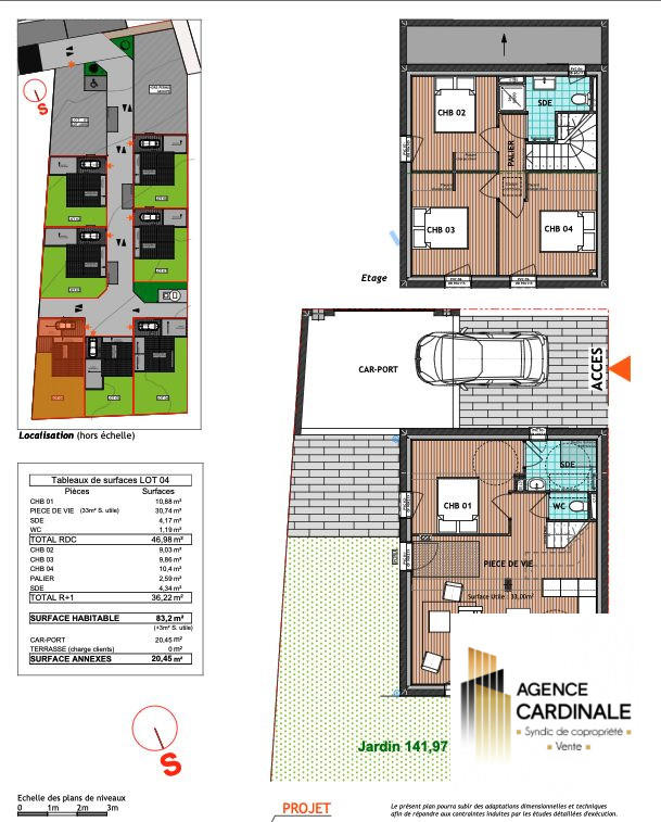 Maison - 83 m² - 5 pièces