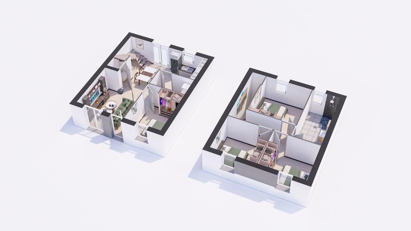 Maison - 87 m² - 6 pièces