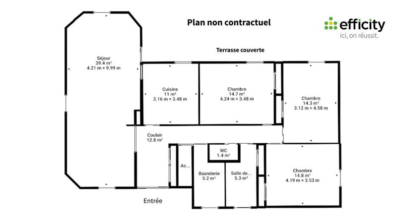 Maison - 126 m² - 5 pièces
