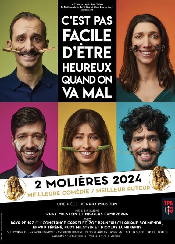 C'est pas facile d'être heureux quand on va mal