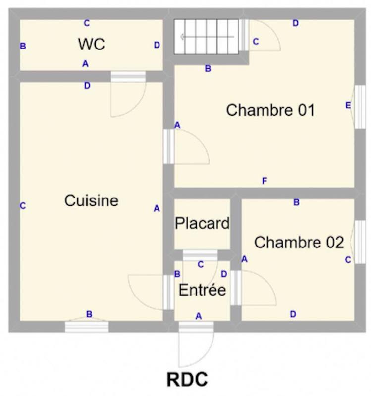 Maison - 46 m² - 3 pièces