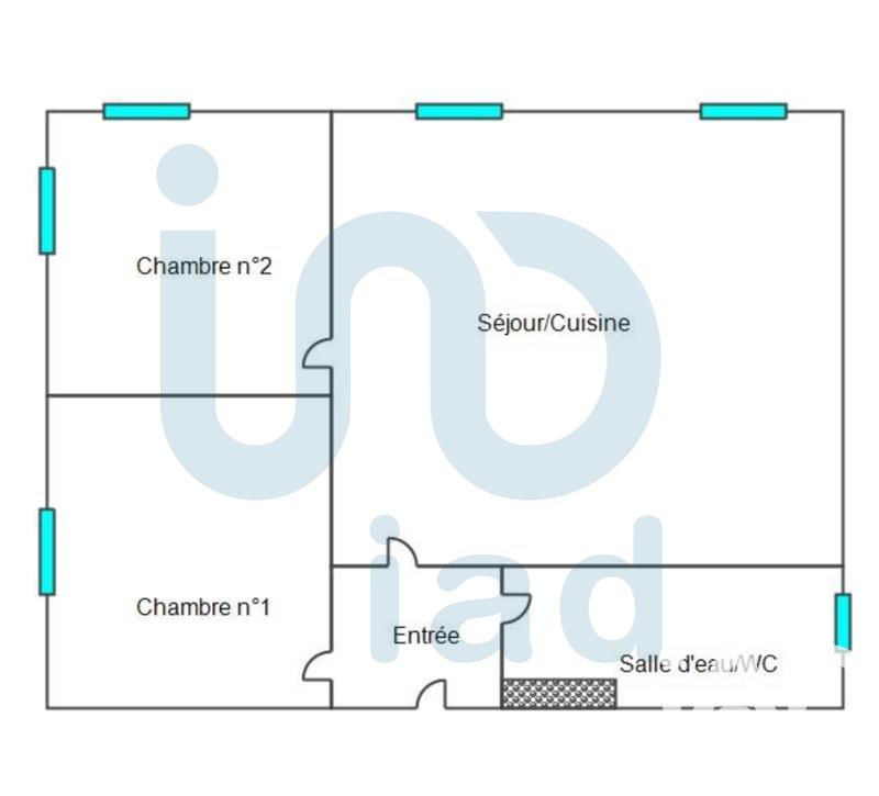 Appartement - 48 m² - 3 pièces