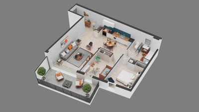 Appartement - 58 m² - 3 pièces