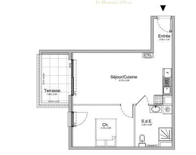 Appartement - 44 m² - 2 pièces