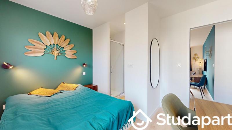 Chambre - 11 m² - 1 pièce