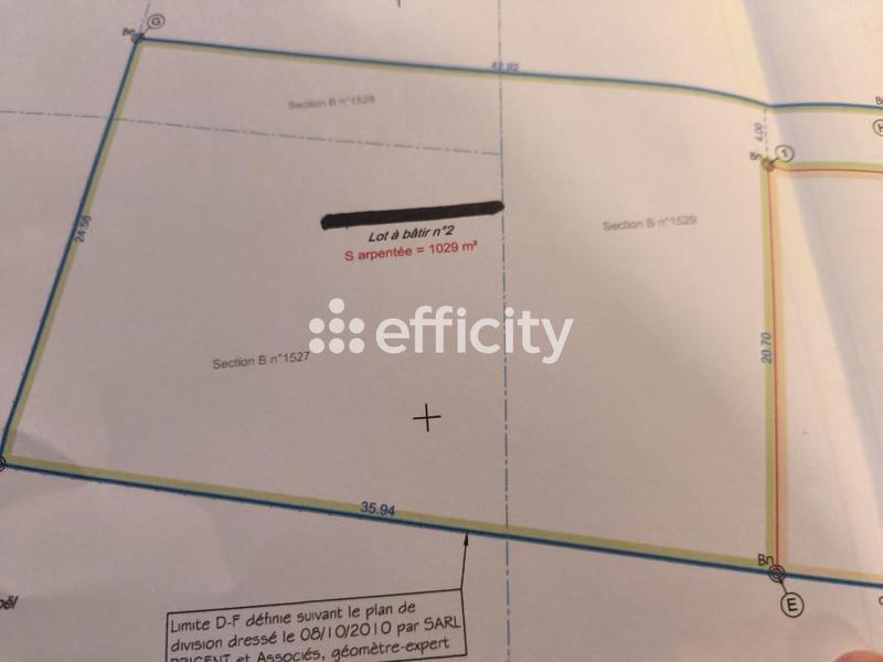 Terrain - 1 029 m²