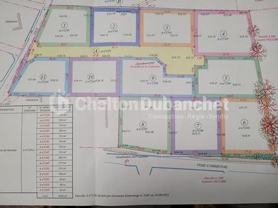 Terrain constructible - 554 m²