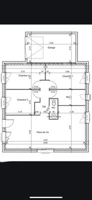 Maison - 80 m² - 4 pièces