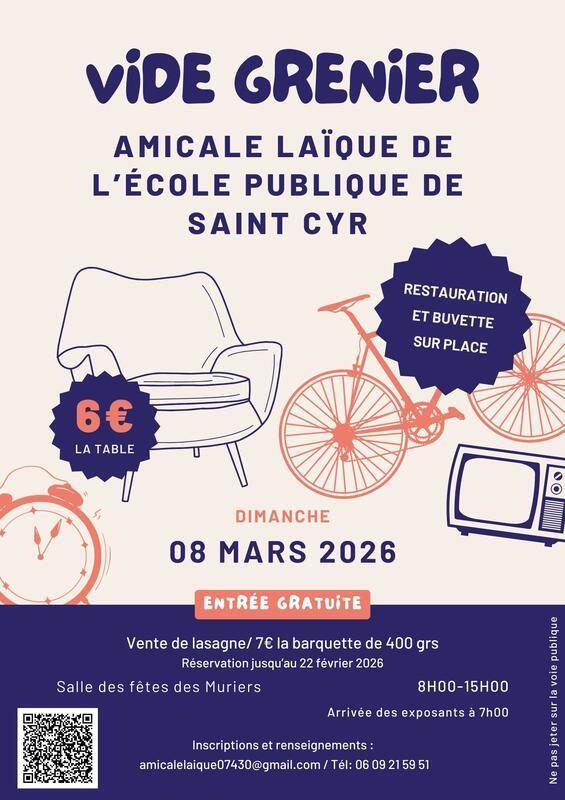 Vide-grenier de l'amicale laïque