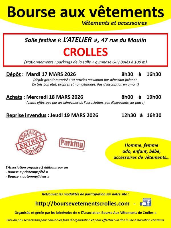 Bourse aux vêtements printemps-été