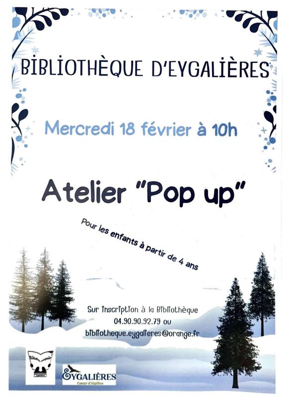 Atelier enfant "Pop up"