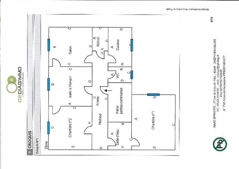 Appartement - 72 m² - 2 pièces