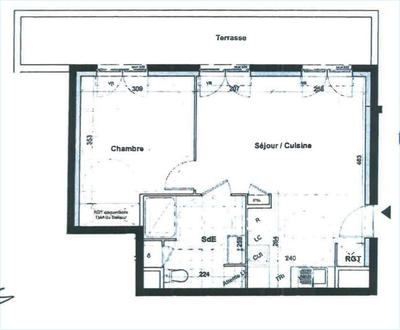 Appartement - 41 m² - 2 pièces