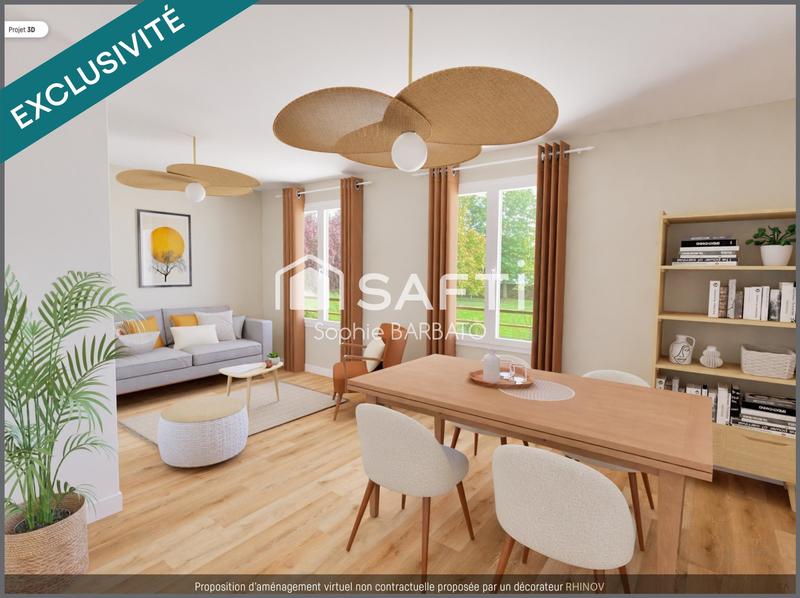 Appartement - 61 m² - 3 pièces