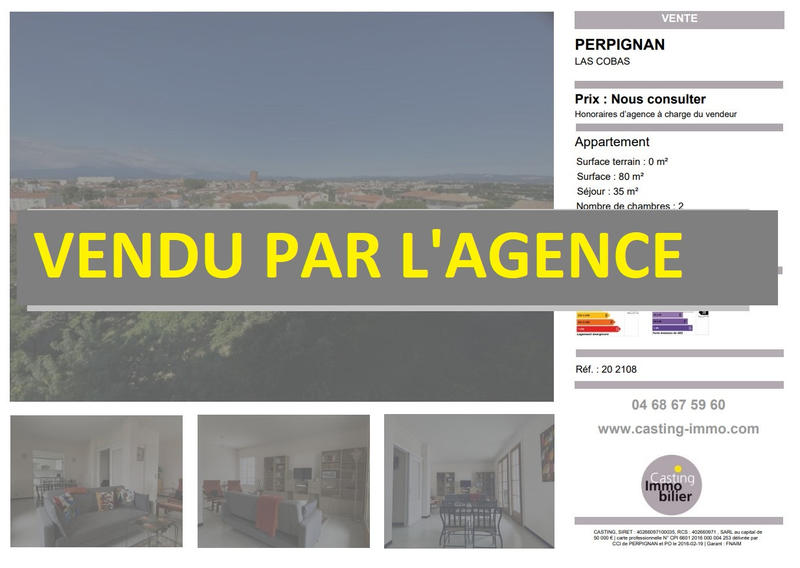 Appartement - 80 m² - 3 pièces