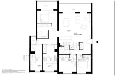 Appartement - 122 m² - 6 pièces