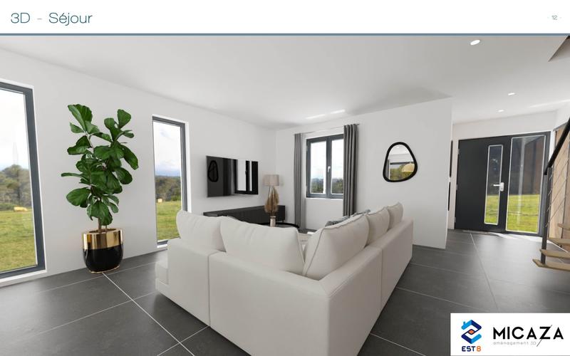 Maison contemporaine - 140 m² - 6 pièces