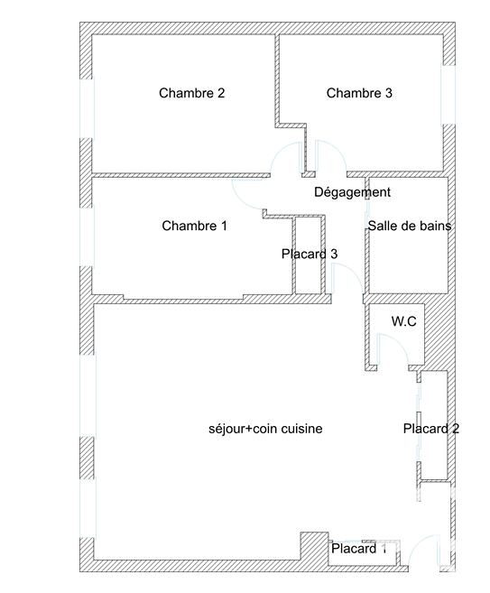 Appartement - 78 m² - 4 pièces