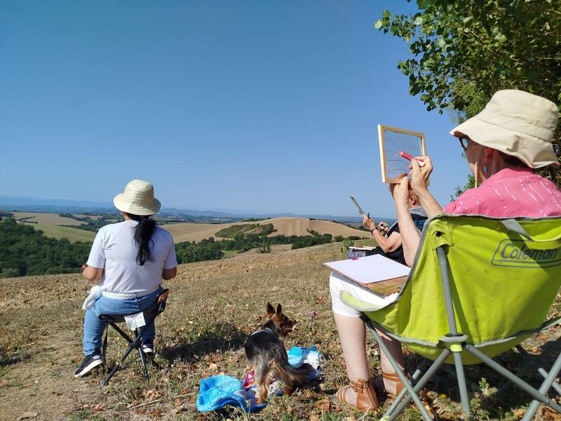 Stages d'Aquarelle en Pleine Nature