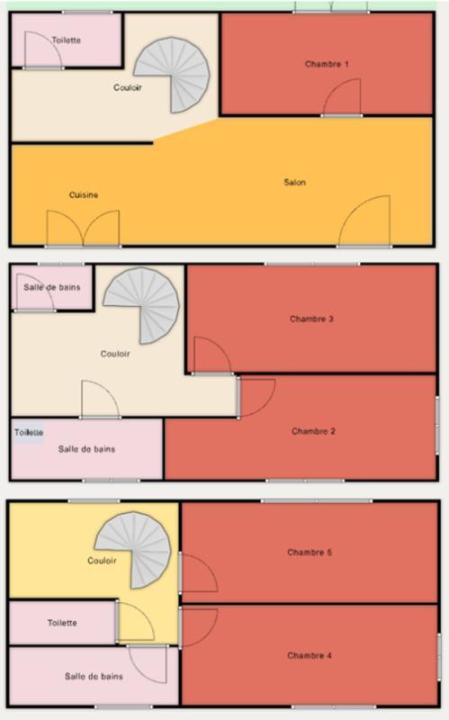 Chambre - 26 m² - 6 pièces