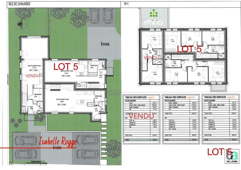 Appartement - 82 m² - 4 pièces