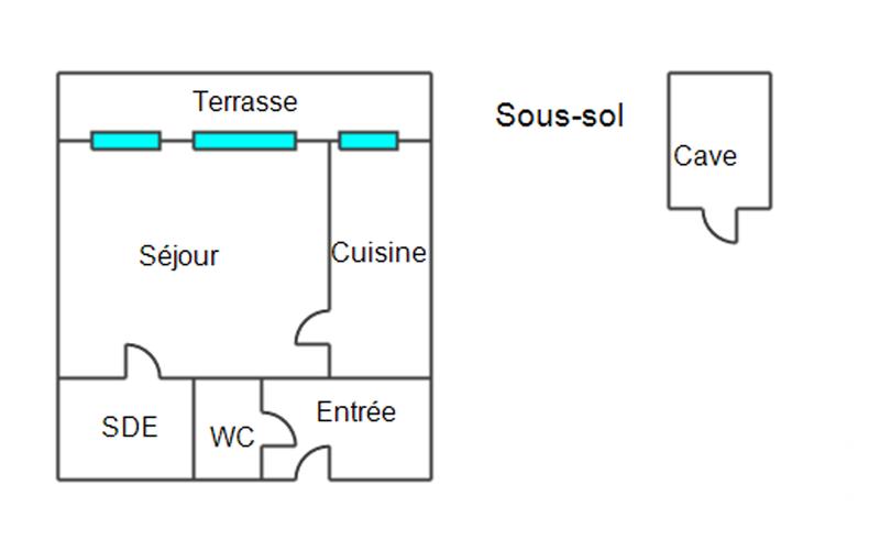 Appartement - 27 m² - 1 pièce