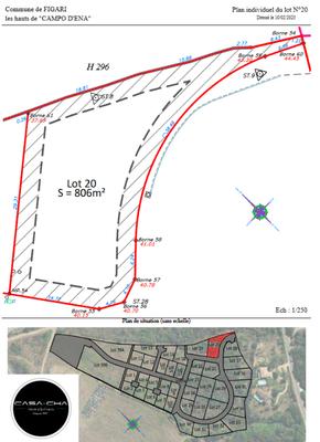 Terrain - 806 m²