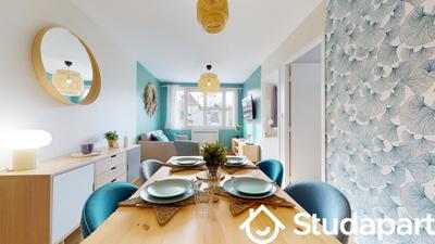 Chambre - 9 m² - 1 pièce