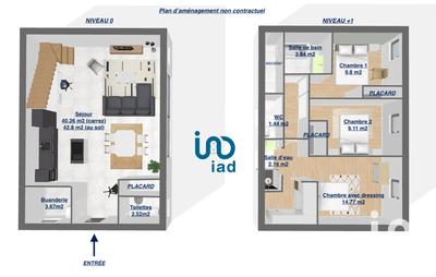 Maison - 94 m² - 4 pièces