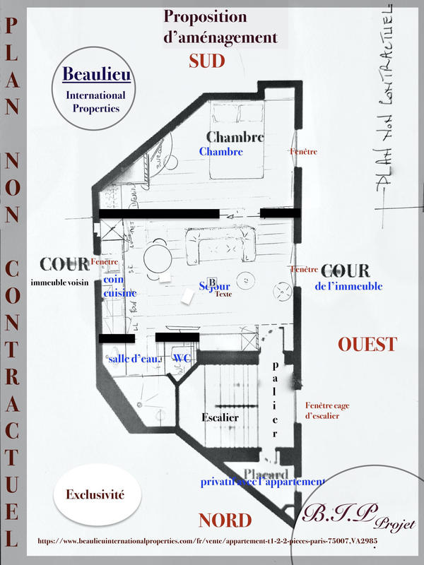 Appartement - 24 m² - 2 pièces