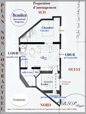 Appartement - 24 m² - 2 pièces