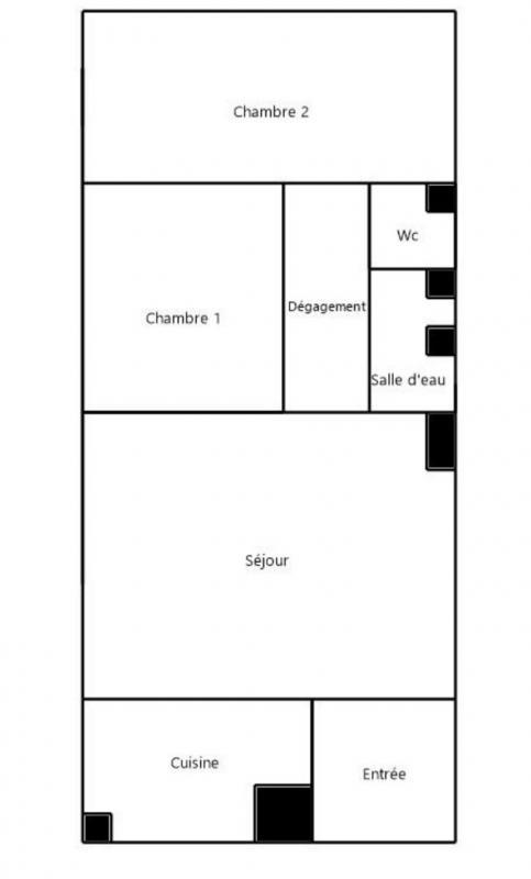 Appartement - 50 m² - 3 pièces