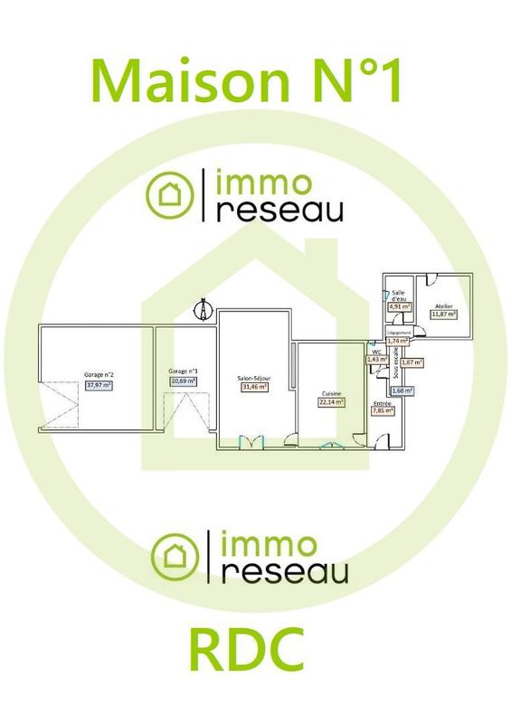 Maison - 220 m² - 7 pièces