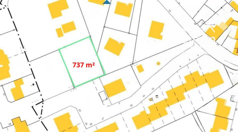 Terrain - 737 m²