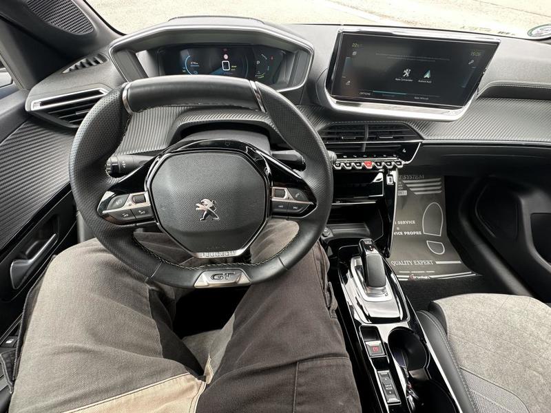 Peugeot 208 E-208 Gt Pack Toit Panoramique Bleu Vertigo