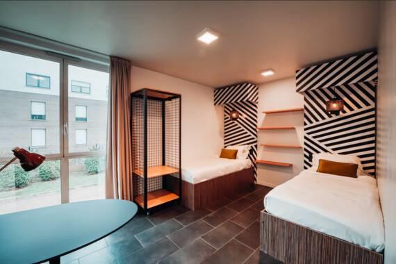 Chambre - 14 m² - 1 pièce