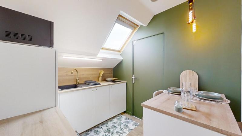 Studio - 18 m² - 2 pièces