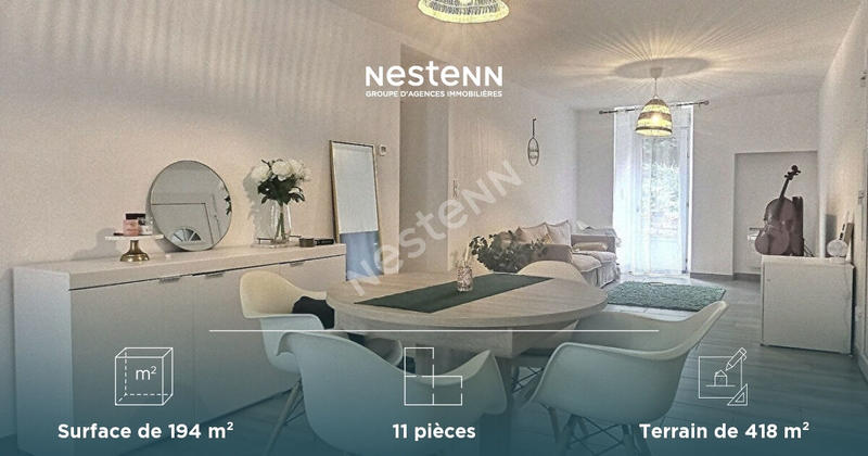 Immeuble - 194 m² - 11 pièces