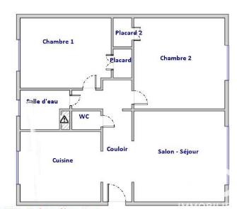 Appartement - 70 m² - 3 pièces