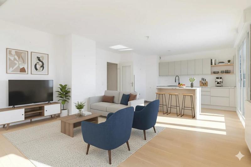 Appartement - 59 m² - 3 pièces