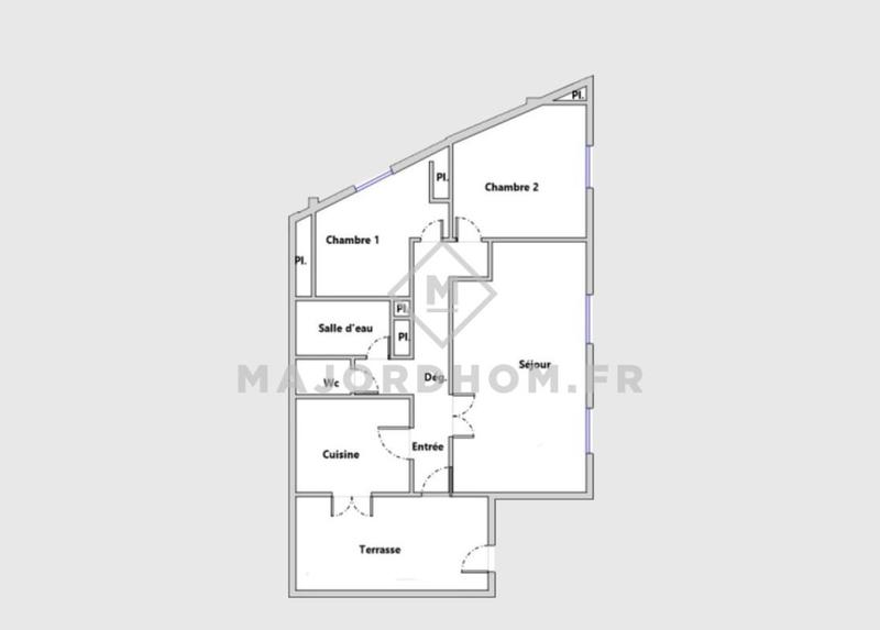 Appartement - 87 m² - 3 pièces