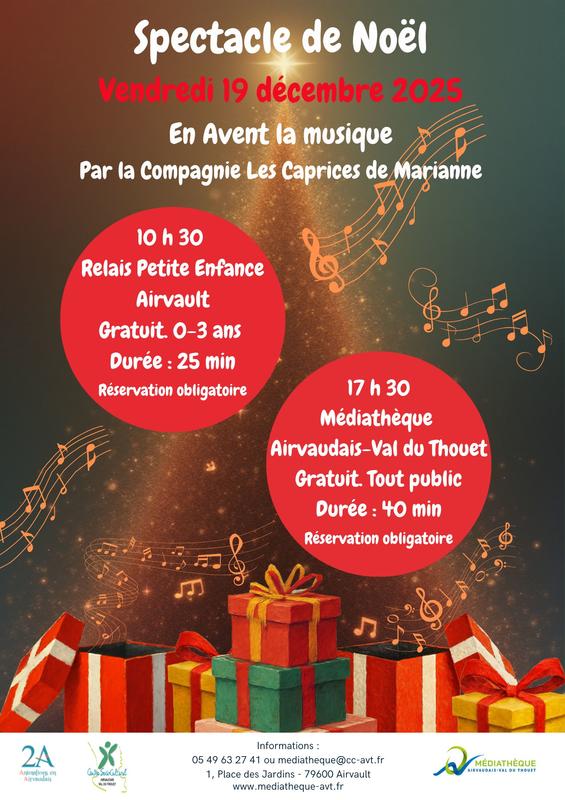 Spectacle dans le cadre des animations d'avant Noël