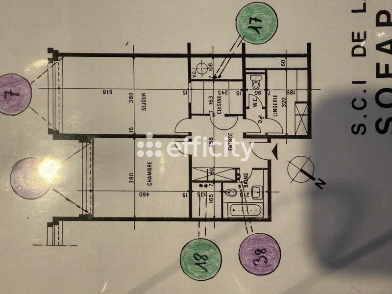 Appartement - 68 m² - 2 pièces